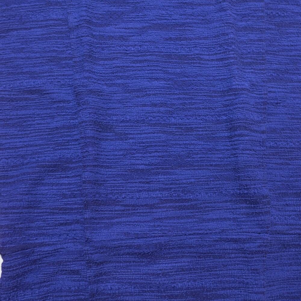 LOFT Blue Textured Knit Sheath Dress Sleeveless Size 14 Zip Back - Picture 9 of 12